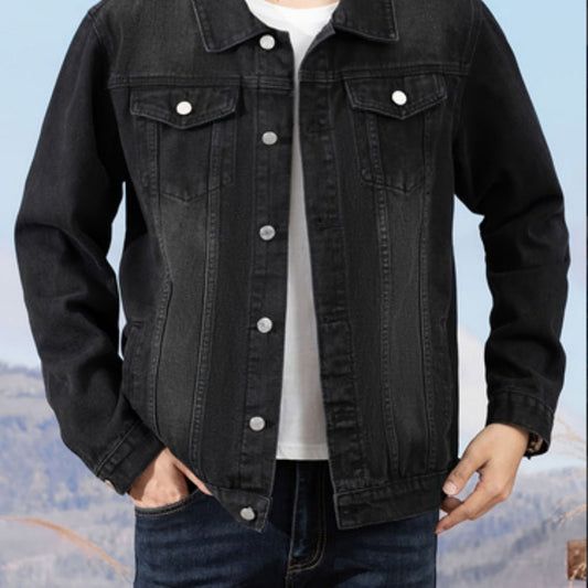 Form-fitting Denim Jacket For Men - Bluesky Trading