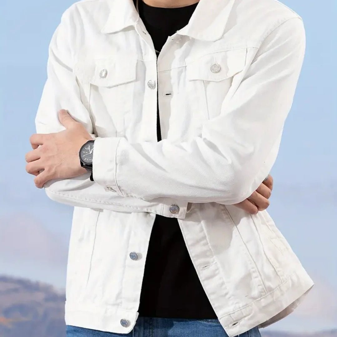 Formal And Well-fitting Denim Jacket - Bluesky Trading