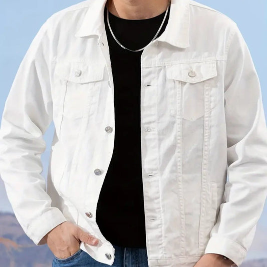 Formal And Well-fitting Denim Jacket - Bluesky Trading