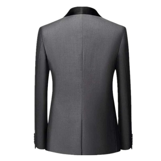 Men Skinny Terno Masculino, Formal Slim Fit Tuxedo Prom Suit / Male Groom Wedding Blazers High Quality Dress Jacket Coat - Bluesky Trading