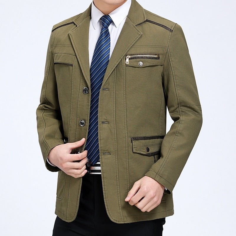 Mens Casual Pocket Top For Middle-aged And Young Adults - Bluesky Trading