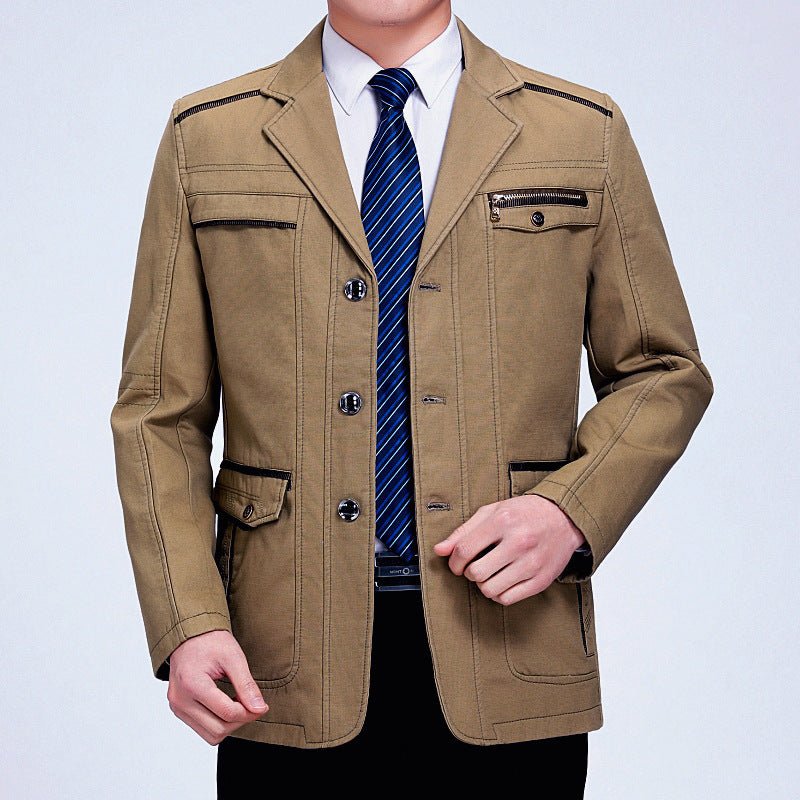 Mens Casual Pocket Top For Middle-aged And Young Adults - Bluesky Trading