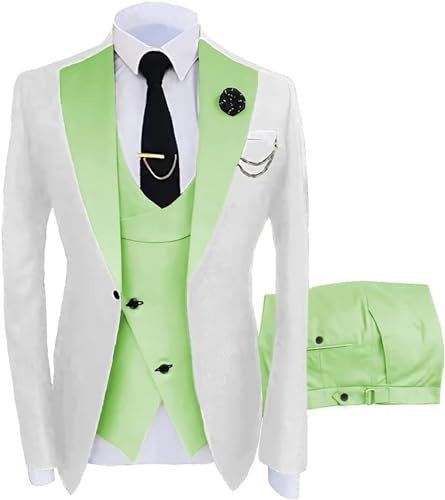 Mens Three-piece Mixed-color Suit - Bluesky Trading